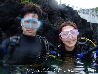 秋の八丈島 体験ダイビング